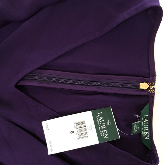 Lauren Ralph Lauren Arieana Crepe Cocktail Dress - Picture 4 of 8